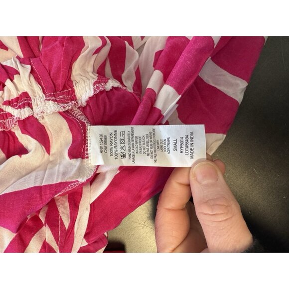 Elan Resortwear Maxi Dress Swim Slit Cover Up Pink Beach Boho Pool S - Picture 14 of 14